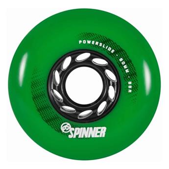 Roue roller en ligne POWERSLIDE Spinner 80mm/88a, green, 4-Pack