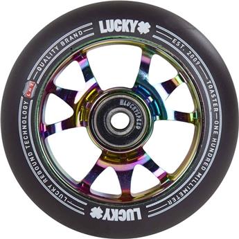 Lucky Toaster 110mm Roue Trottinette Freestyle Neochrome/Black 110mm