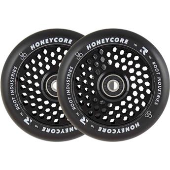 Roue Trottinette Freestyle ROOT Honeycore Noir 110mm (Pack de 2)