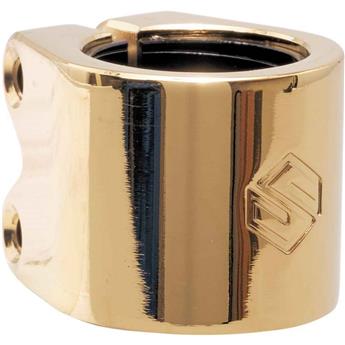 Striker Lux Double Collier De Serrage Trottinette Gold Chrome