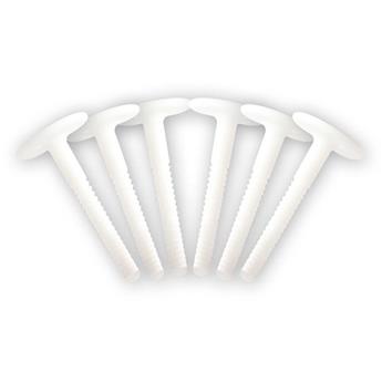 Visserie TAHE fin softboard screw set (x6) Blanc