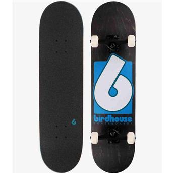 Skateboard Street complet BIRDHOUSE B Logo Black/Blue 8 IN