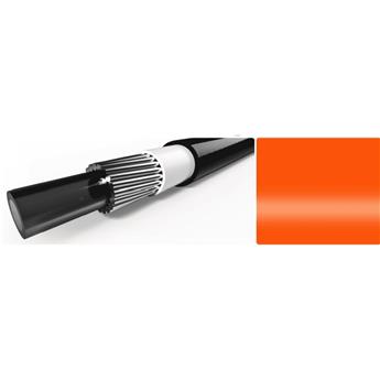 ELVEDES 10m Gaine de transmission Neon Orange avec liner diamètre 4,2mm