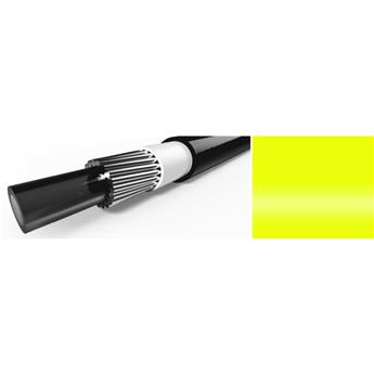 ELVEDES 10m Gaine de transmission Neon Yellow avec liner diamètre 4,2mm