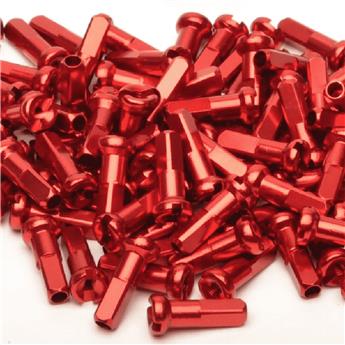 DARTMOOR tetes rayons aluminium, rouge anod., 38 pcs.