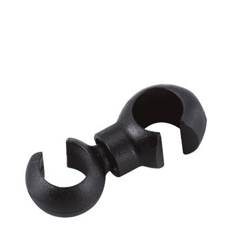 ELVEDES 50 Rotating Hooks diamètre 4,3mm - 5,0mm PVC Black