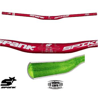 SPANK Cintre Spank SPIKE 800 Vibrocore, rise 15mm, rouge/blanc
